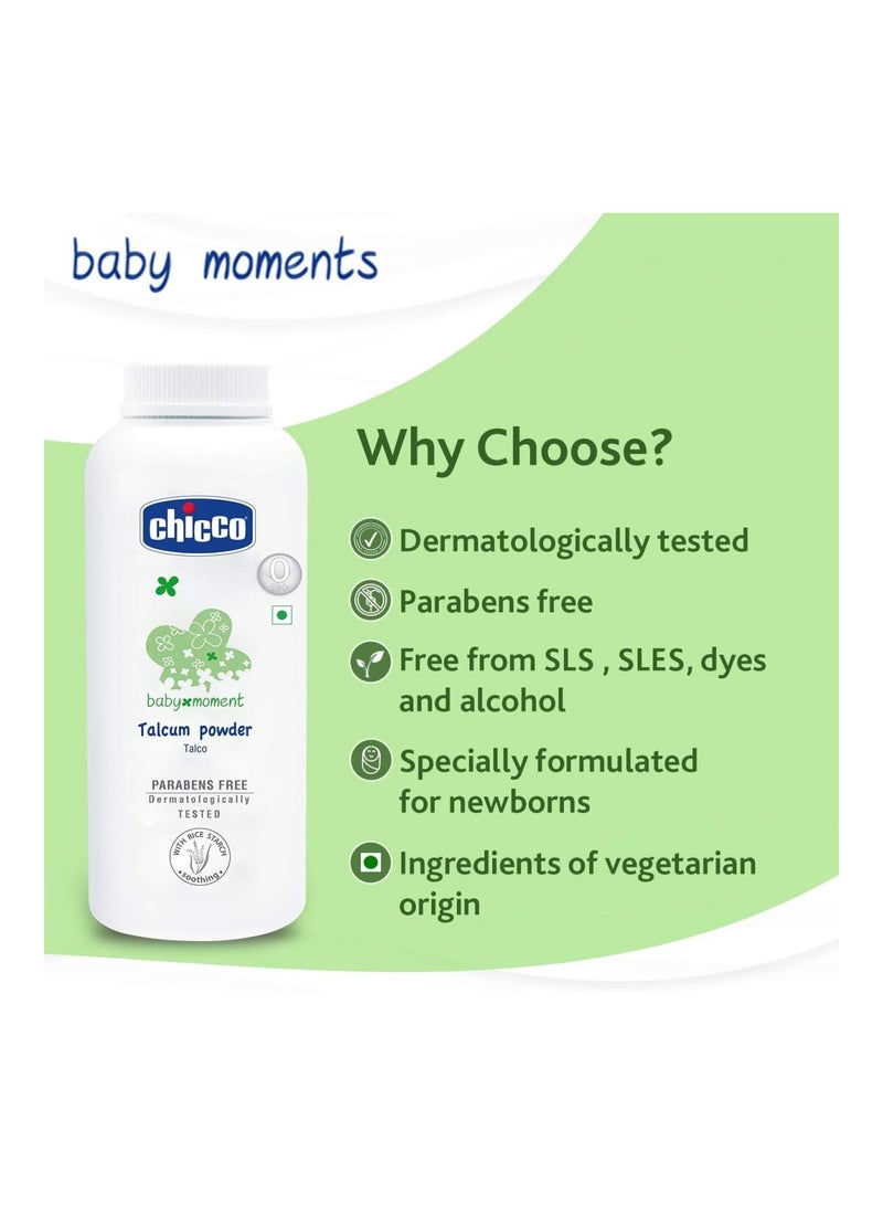 Chicco Talcum Powder 150G Baby Moments - Image 5