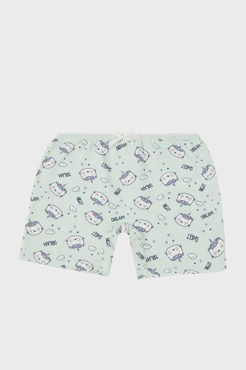 Lela Patterned Stretch Cotton 5 Pack Boxer Girl's Boxer 6651009CAT  - Image 3