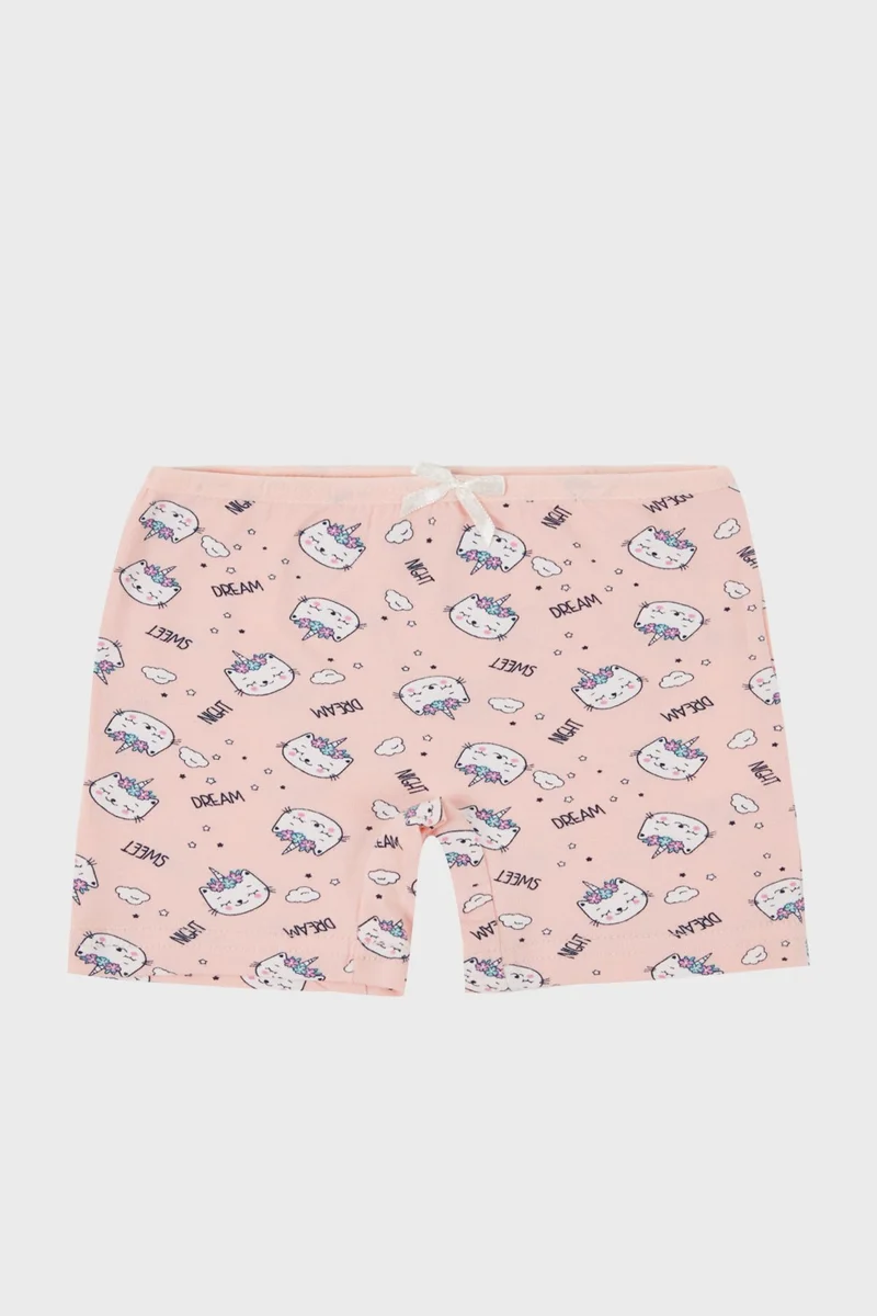 Lela Patterned Stretch Cotton 5 Pack Boxer Girl's Boxer 6651009CAT