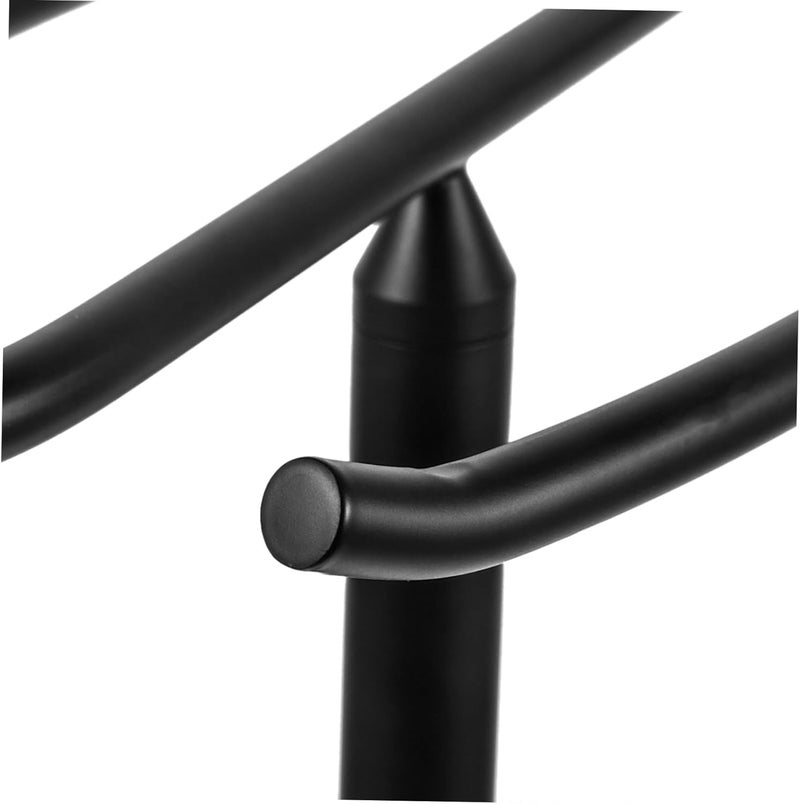 Amosfun Stainless Steel Countertop Towel Holder Stand Hand Towel Rack for Bathroom and Kitchen Multipurpose Space Saving - Image 4
