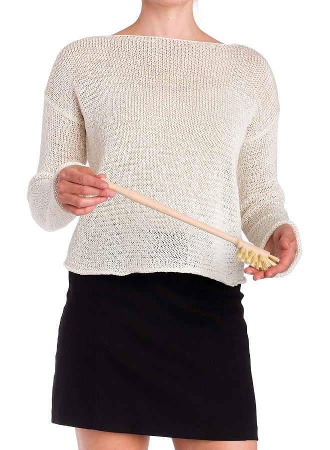 Redecker Tampico Fiber Drinking Bottle Brush with Beechwood Handle, 13-3/4-inches, Made in Germany - Image 3