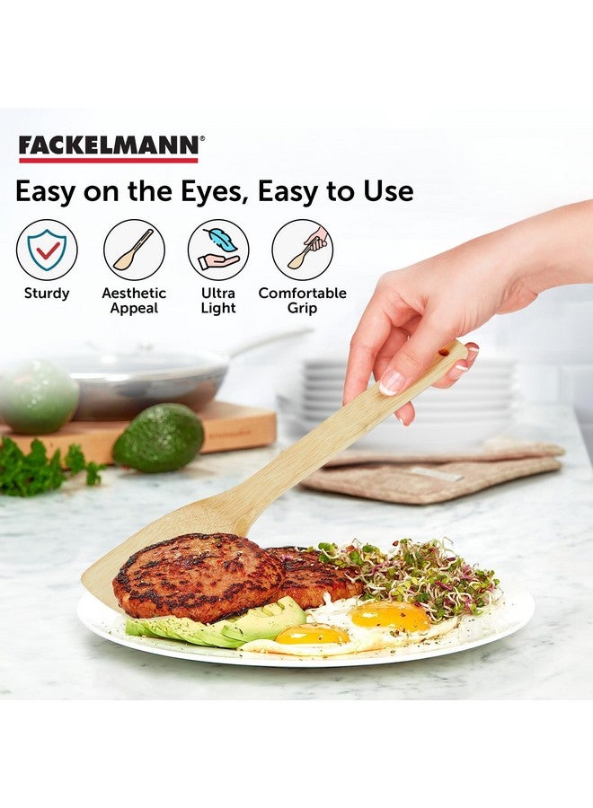 FACKELMANN مقلب صلب من الخيزران من فاكلمان، حجم 30 × 6 سم، لون بني - Image 3