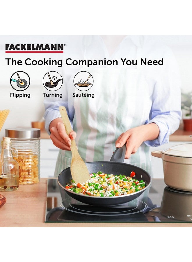 FACKELMANN مقلب صلب من الخيزران من فاكلمان، حجم 30 × 6 سم، لون بني - Image 5