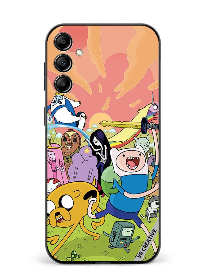 VR CREATIVE غطاء حماية لهاتف سامسونج جالاكسي A34 بتصميم كرتوني مختلط متعدد الألوان - Image 1