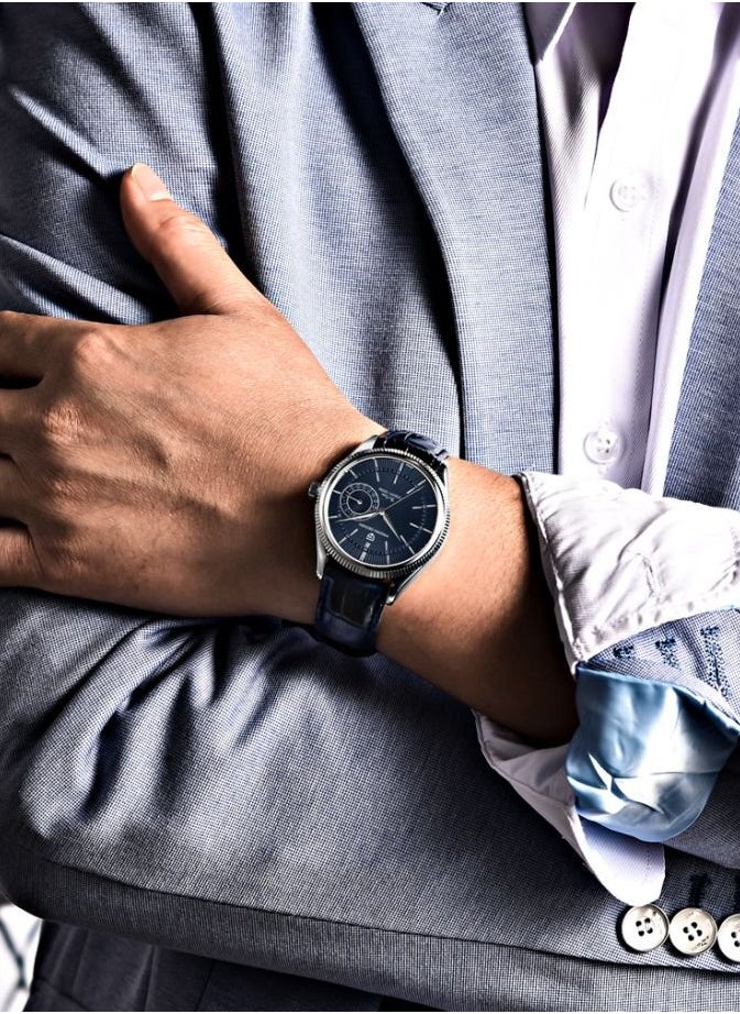 PAGANI DESIGN Mens Watch Waterproof Chronograph Date Watch for Men Leather Strap Quartz Movement Analog Watch Business Casual Gift for Men  - Image 4