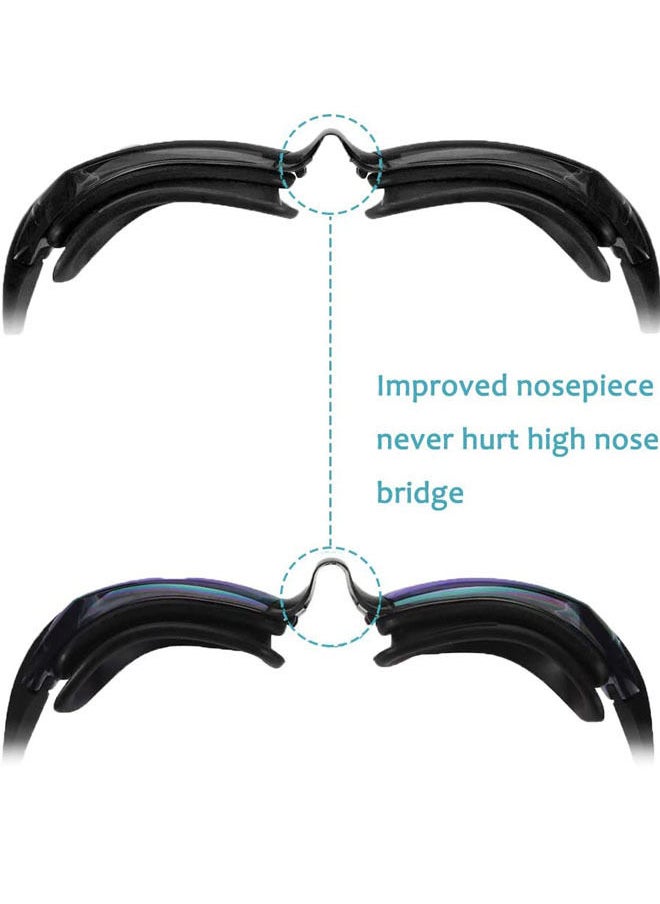 Pow Swim Goggles, Swimming Goggles No Leaking Full Protection Adult Men Women Youth