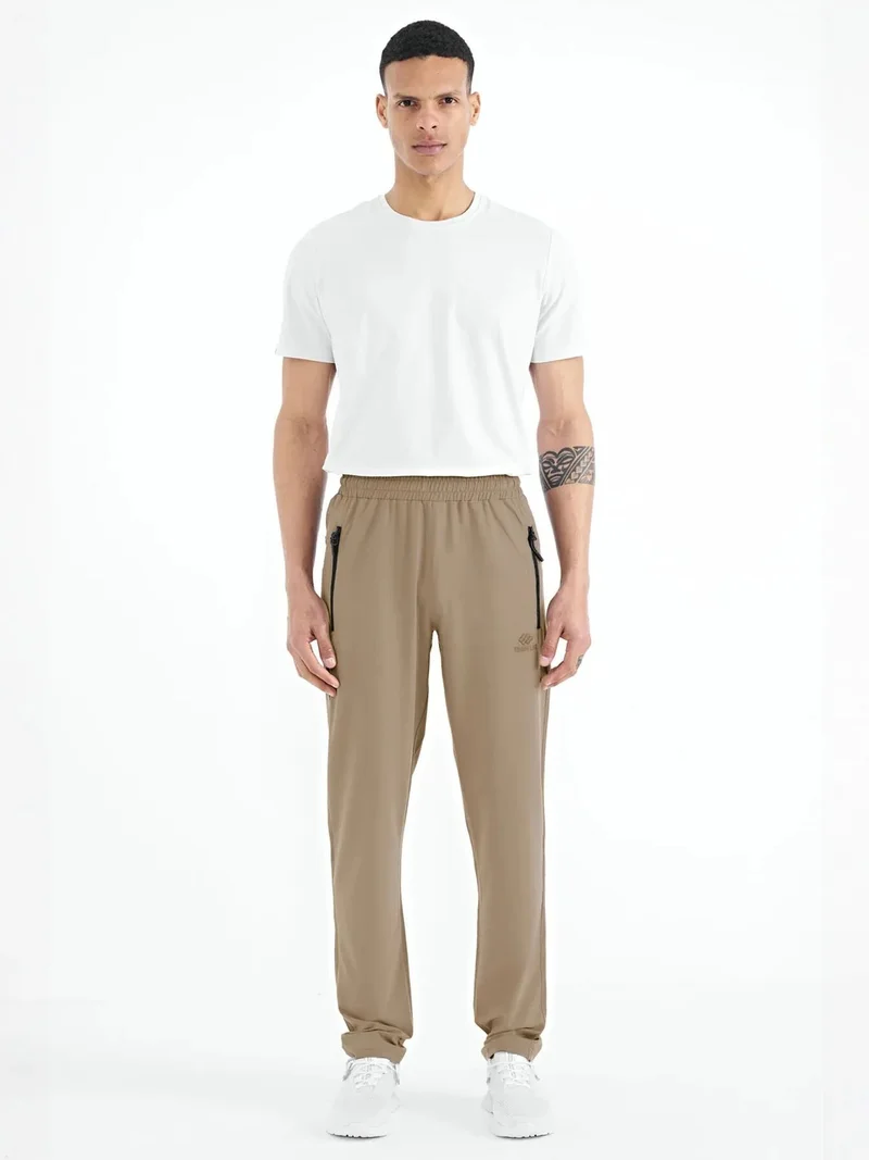 تومي لايف TOMMY Men's Straight-Leg Pull-On Sweatpants