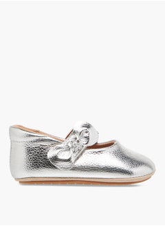 Barefeet Girls Embellished Booties with Hook and Loop Closure  - Image 3
