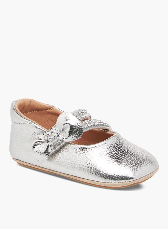 Barefeet Girls Embellished Booties with Hook and Loop Closure Ramadan Collection - Image 1