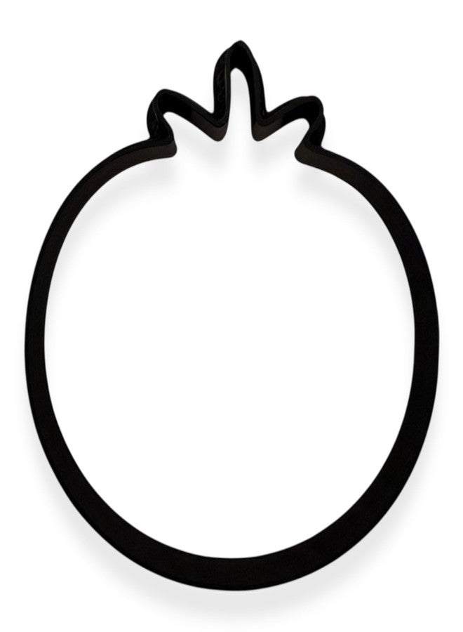 Bundle of Fun Tomato Cookie Cutter with Easy Push Design, 3D Printed in USA (4 Inches) - Image 1