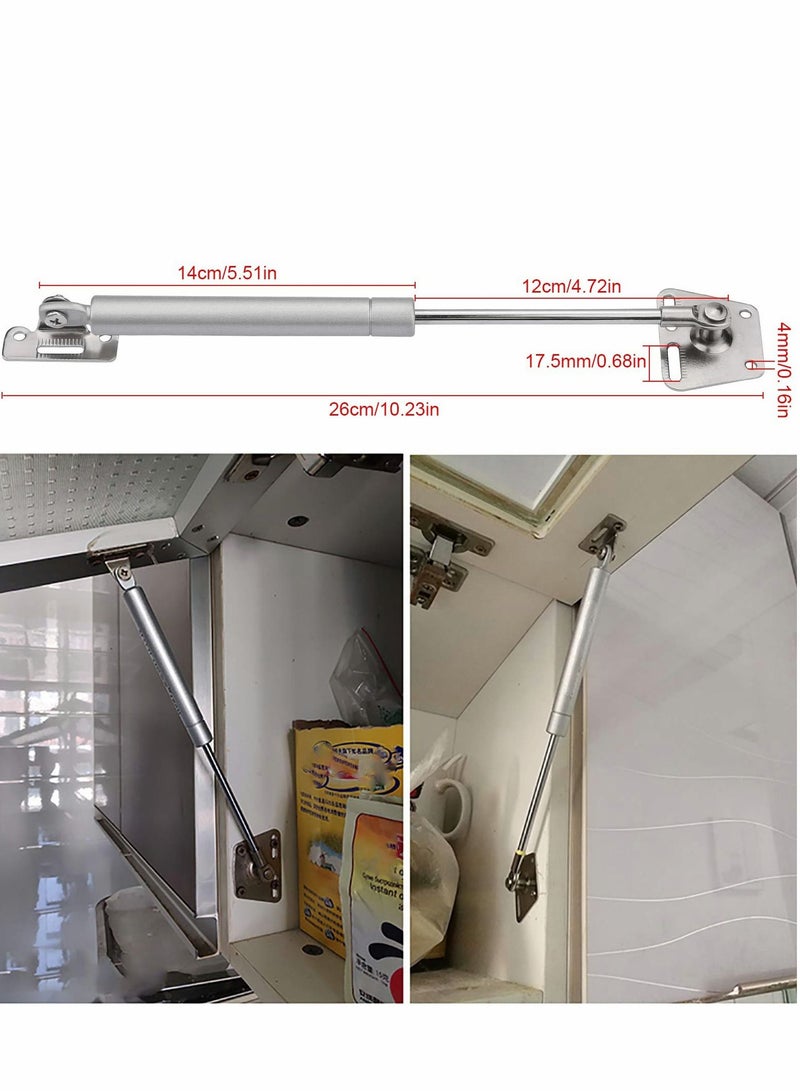 Y&D Gas Strut, 2 Pcs Struts Slow Down Lift Stay Support, Hinge Spring, Soft Close Hinges for Kitchen Cabinet Cupboard Door Toy Box, Heavy Duty Lid, 100N  - Image 4