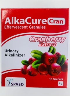 Alkacure Cran Effervescent Granules Urinary Alkalinizer 4g Sachets 10s