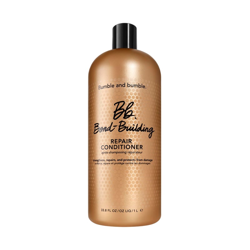 Bumble and bumble BondBuilding Hair Repair Conditioner  For Damaged Hair  Color Safe  Anti Frizz  Adds Shine  Curly Wavy Straight 338 Fl Oz
