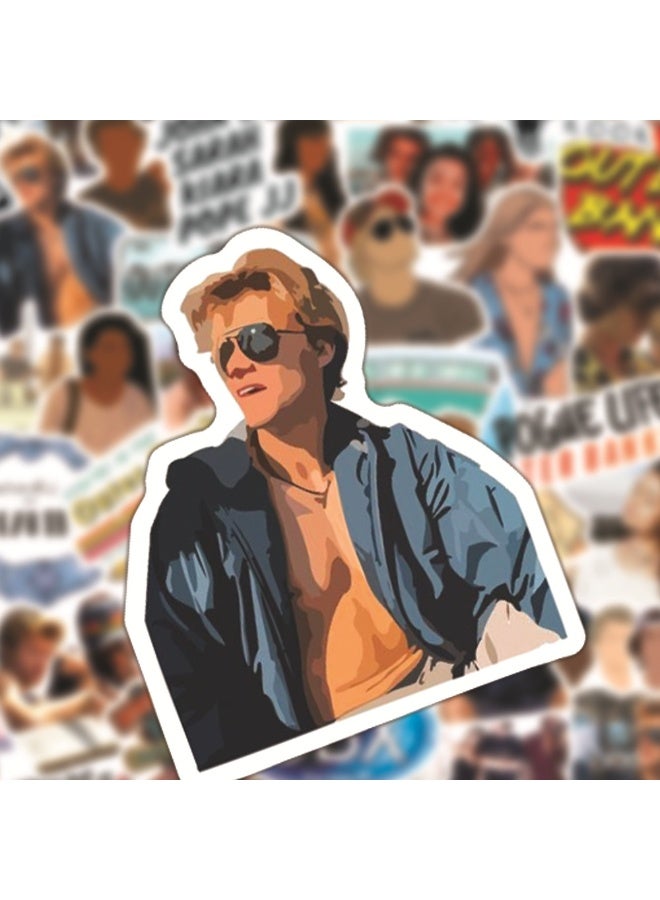 NIBEMINENT 50 Pcs Outer Banks Stickers Deco Kit Waterproof Stickers, High Definition Printing Bright Colors, Suitable for Laptop Skateboard Luggage Water Bottle Guitar DIY - Image 2