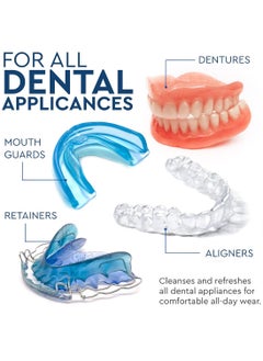 APPTRIN 36pcs Retainer Cleaner Tablets Denture Cleaning Tablets for Dental Appliances and Night Mouth Guard Cleanser Removes Odors Stains Plaque  - Image 3