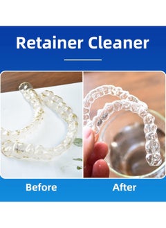 APPTRIN 36pcs Retainer Cleaner Tablets Denture Cleaning Tablets for Dental Appliances and Night Mouth Guard Cleanser Removes Odors Stains Plaque  - Image 4
