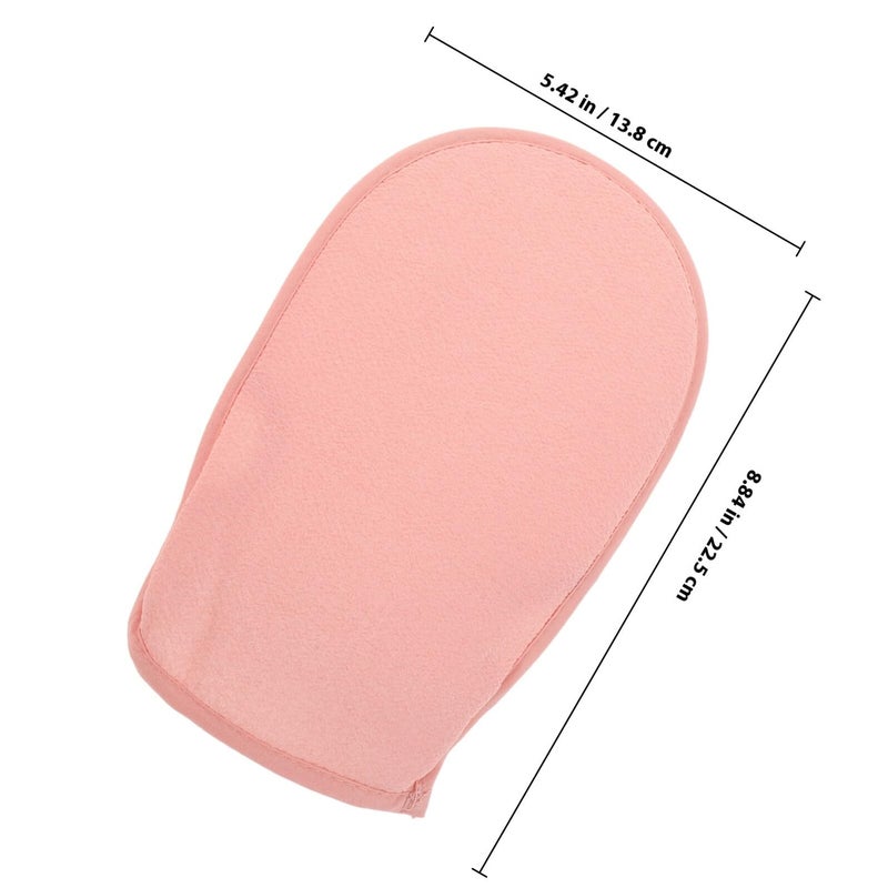 Exfoliating Gloves 2 Pack Dual Sided Body Scrub Mitts For Deep Cleansing Shower Spa 23x13cm - Image 3