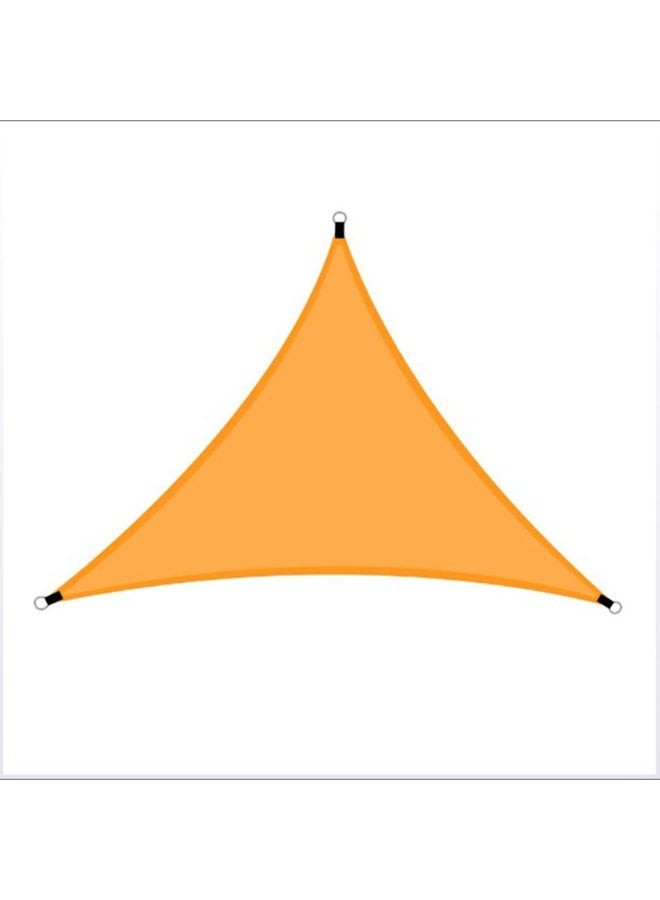 Generic 3x3x3m Outdoor Triangle Sun Shade Sail Canopy, UV Protection, Waterproof Silver-Coated, Foldable for Patio, Garden, Balcony  - Image 2