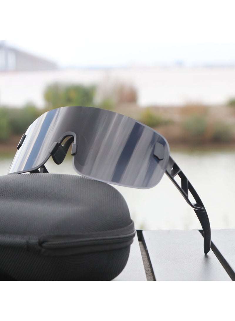 شفاء الحياة نظارات رياضية خارجية خفيفة الوزن للحماية من الشمس والرياح، مناسبة للتسلق، ركوب الدراجات، الجري، الصيد، المنافسات، والأنشطة الترفيهية، نظارات حماية للرجال والنساء - Image 1