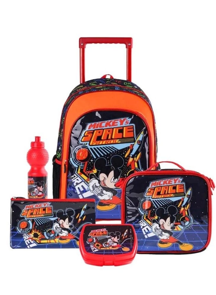 Disney Mickey Mouse - مجموعة مدرسة ديزني ميكي ماوس سبيس باترول 5 في 1 - 18 بوصة - Image 1