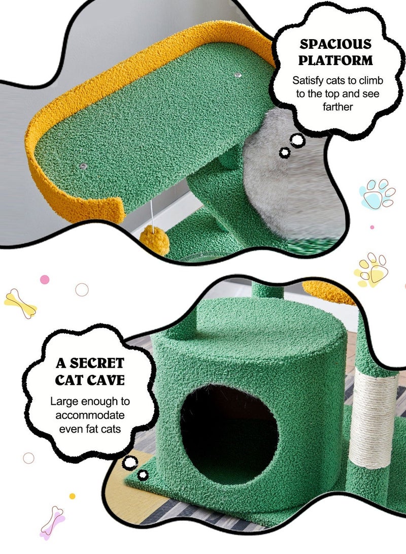 Glanfen Cactus Cat Climbing Frame Capsule Cat Tree Cat toys - Image 5