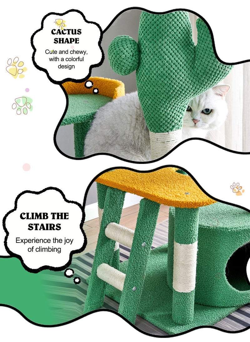 Glanfen Cactus Cat Climbing Frame Capsule Cat Tree Cat toys - Image 4