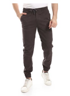 Andora Elastic Waist With Drawstring Pants_Dark Grey  - Image 5