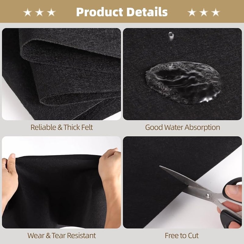 30 حزمة من بطانة أقفاص الفيلت القابل للتصرف مقاس 18 × 20 بوصة للببغاوات والهامستر والأرانب وخنازير غينيا - Image 5