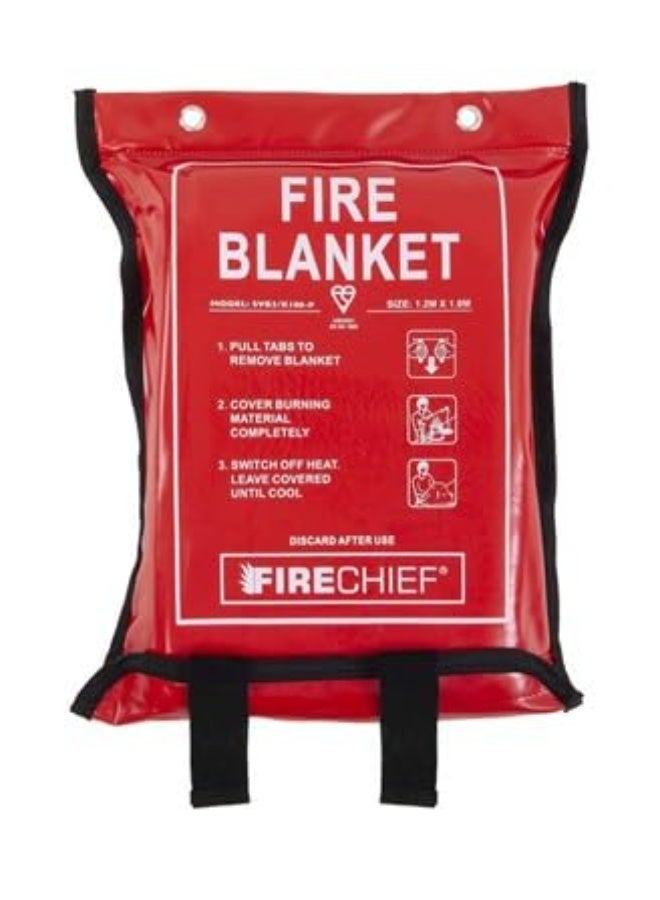 Fire Blanket – Emergency Flame Retardant Safety Blanket for Home, Car, or Workplace Fire Protection