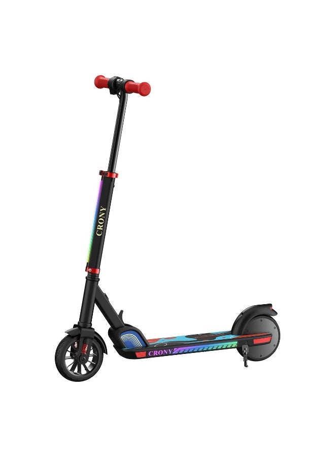 CRONY S2 Electric Scooter With Front Suspension, 150W Motor, Adjustable LED Display, Foldable Ride-On Scooter for Children – 8–19 km/h Variable Speed, 6–12 km Range, Aluminum Frame, Ambient Lighting & Easy Folding Design - Image 1