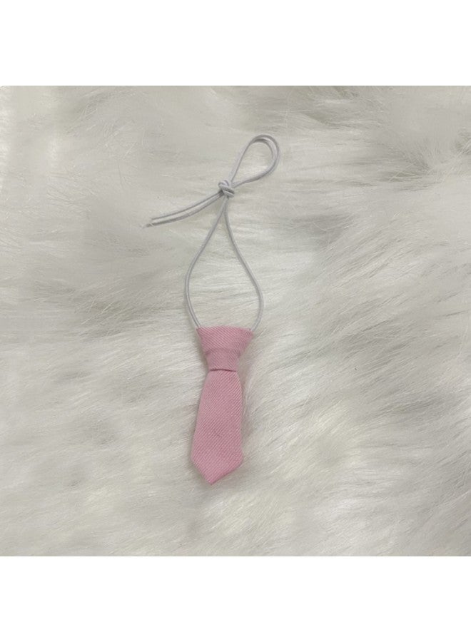 Loquat 20cm15cm10cm Doll Cotton Doll Pull Cloth Tie Bow Tie Suit Shirt Accessories-Specifications:15cm/20cm-Color:Pink Tie - Image 5