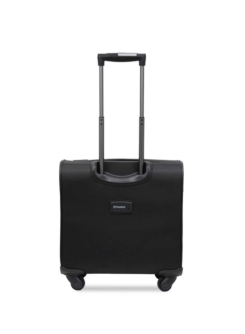 PRESIDENT Premium 17-inch Professional Pilot Case - Multi-Compartment Rolling Travel Bag ( Model 9950 ) BLACK - Image 5