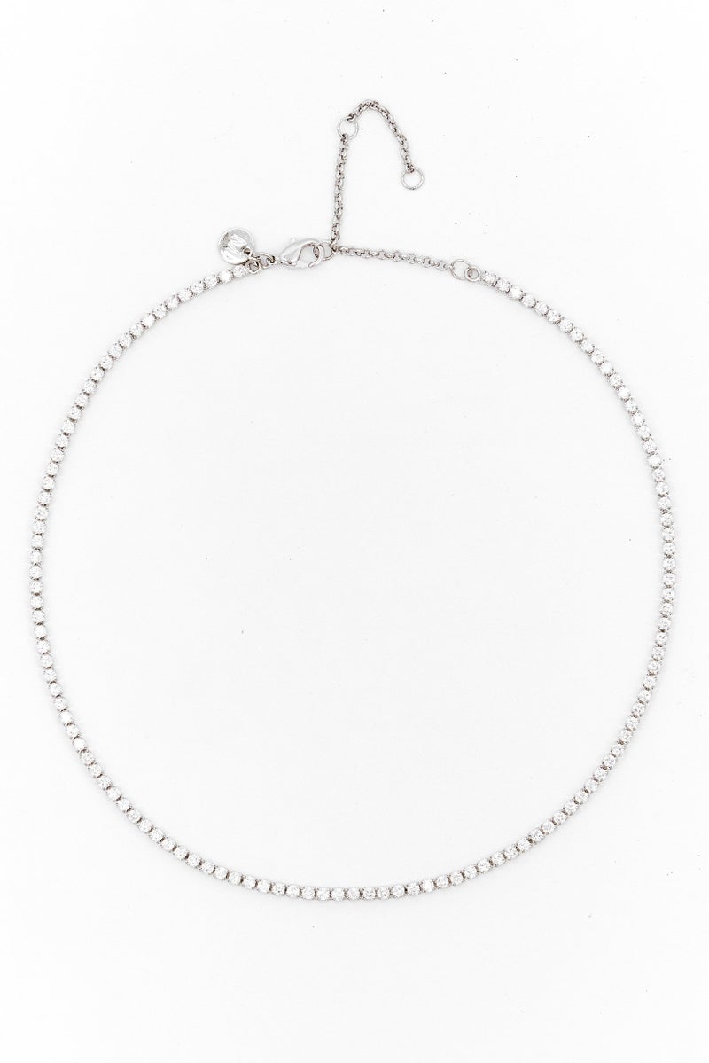 Mestige Women Silver Plated Faye Choker Necklace, Silver  - Image 4