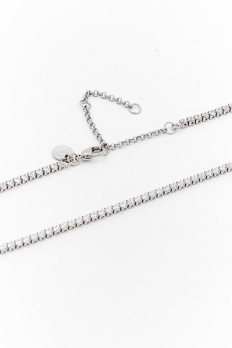 Mestige Women Silver Plated Faye Choker Necklace, Silver  - Image 1