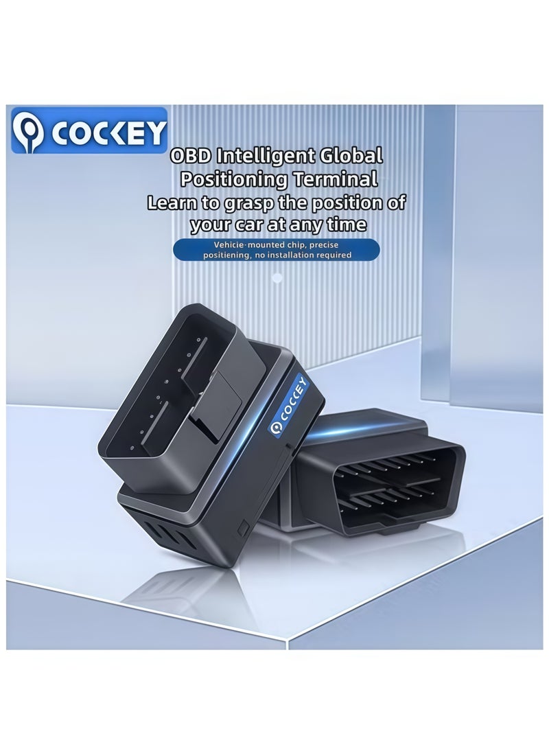 COCKEY Intelligent GPS tracker is plug-and-play and requires no installation. It features an on-board OBD interface for anti-loss and anti-theft purposes, real-time positioning, anti-theft alarm, portable design, and global use - Image 4