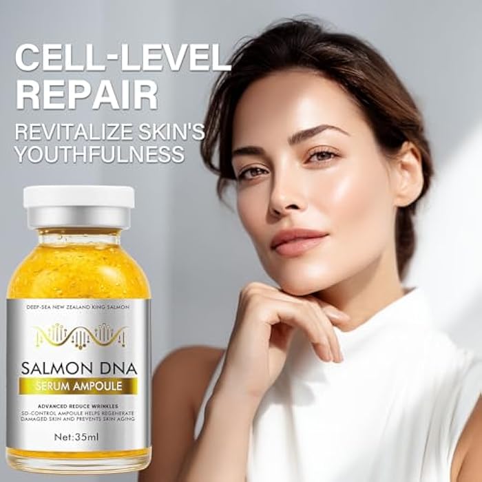 HANASCAR Salmon DNA Serum – Premium Korean Skin Care Skincare Booster, Ultra-Extracted Tech for Damaged-Skin Recovery & Age Defense, 1.23 fl.oz - Image 2