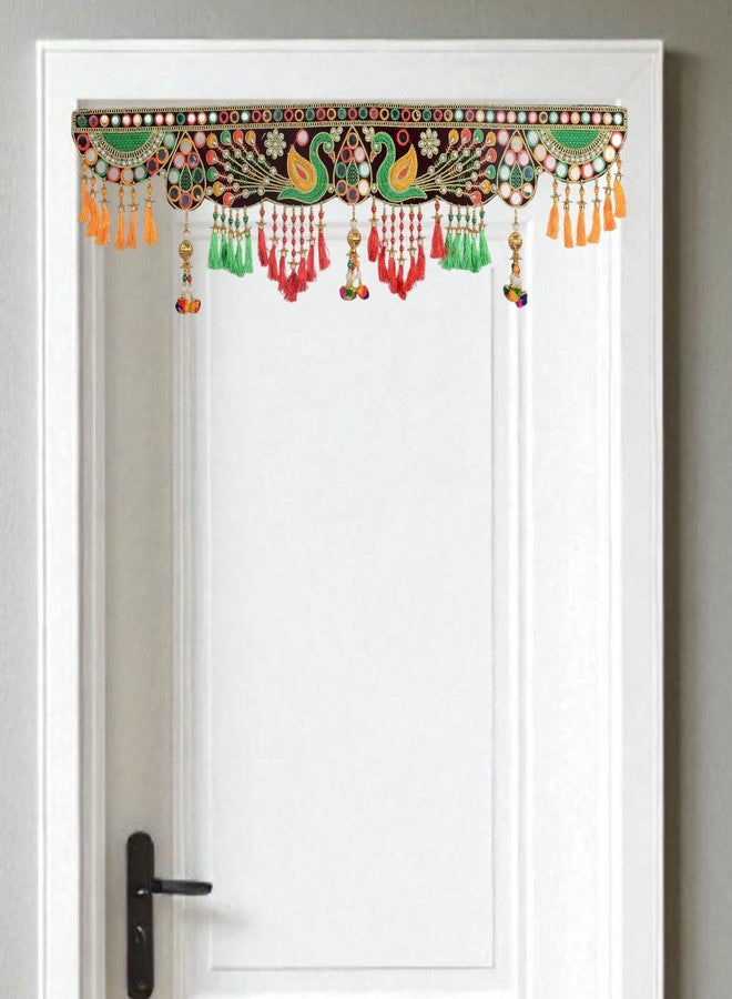 DK trades Handicraft Entrance Main Door Toran for Home Hangings Decoration and Office Decoration | Mandir | Bandarwal | Decorations Toran for Door, Traditional Bandarwal for Door - Image 1