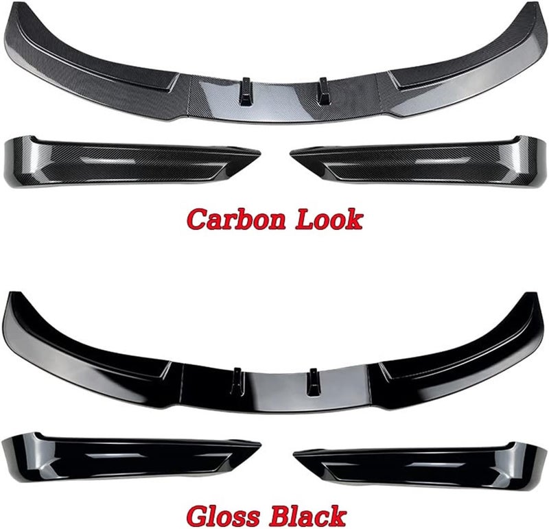 Wivplex 5PCS Car Front Bumper Lip Splitter Diffuser Body Kit - Image 2