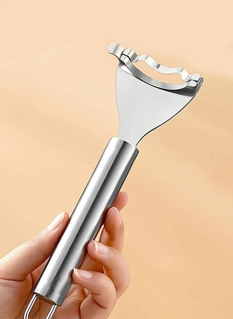Stainless Steel Corn Peeler Tool with Ergonomic Handle  - Image 5