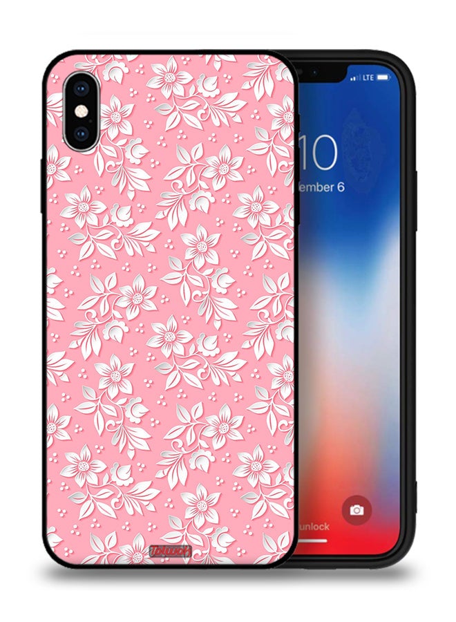Tolwak Apple iPhone XS Max Protective Case Flowers Background Pattern - Image 1