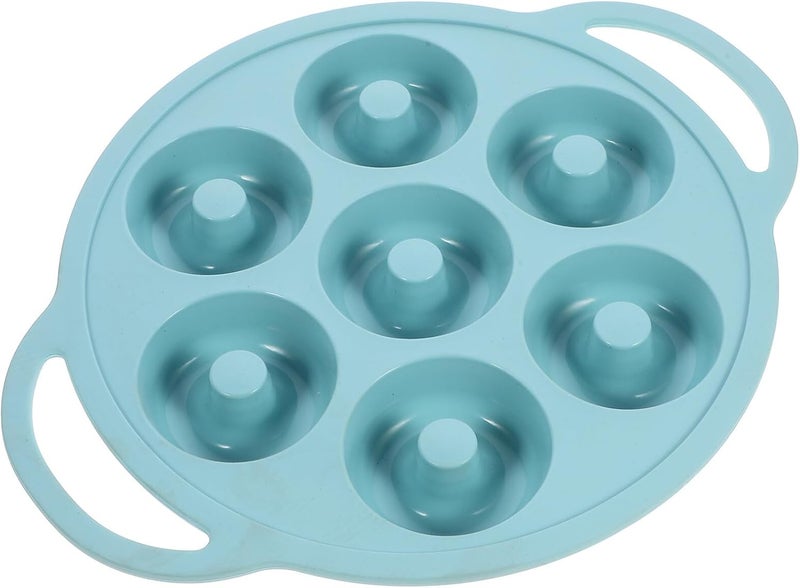 Silicone Donuts Mold Non-stick Baking Pan Nordic Green Food-grade Silicone DIY Cake Maker Mold Household Pastry Baking Tool for Oven and Microwave - Image 1