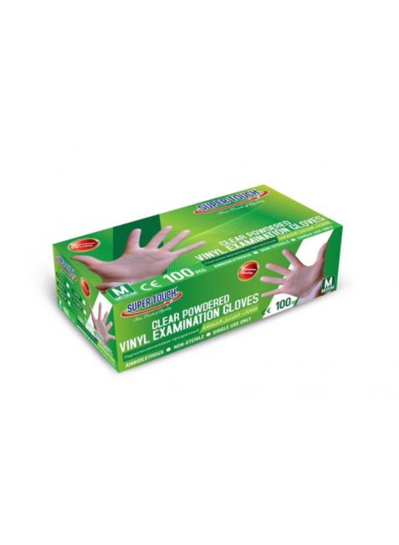 Super Touch - Vinyl Gloves Powdered (Medium)