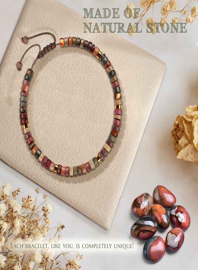 ZOKCC Friend Gifts for Women Bestie Gifts, Friendship Gifts for Women Best Friend, Unique Birthday Christmas Gifts for Sister Female Natural Stone Bracelet - Image 4