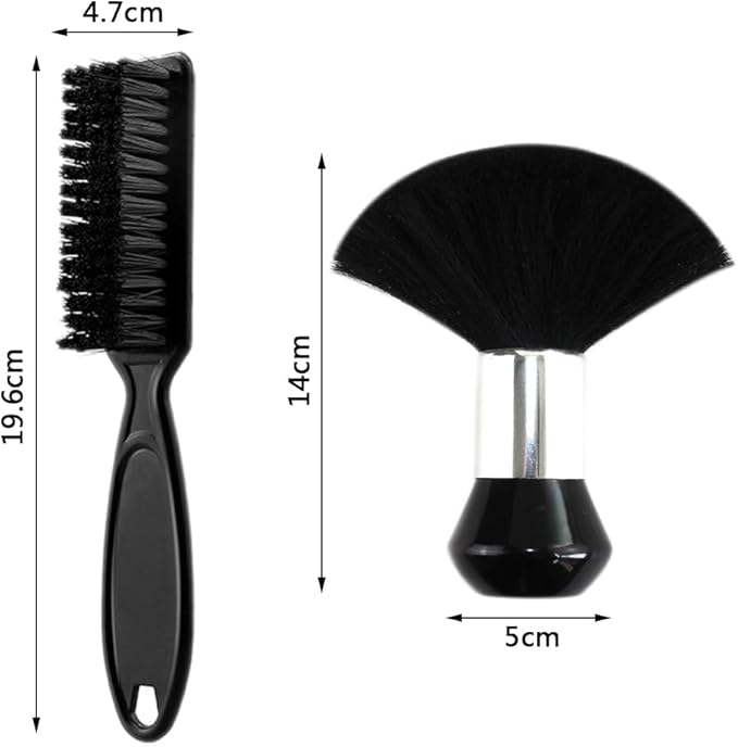 Redwestmelon Neck Duster BrushBarber Neck Duster Hair Cleaning Dusting Brush Barber Large Hair Cutting Cleaning Hairbrush Styling Tool for Barbershop and Home