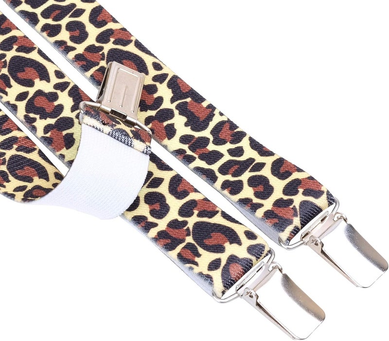 Action Ward Store Womens Suspenders – Y Back Style – 1" Width - Comfortably Adjustable Elastic Straps and Metal Clips - Image 3