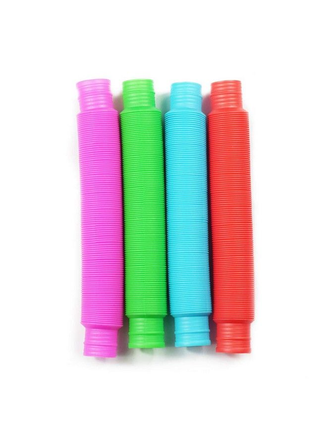 Milaloko Pop Tubes Sensory Toys Fidget Toys For Kids And Adults Pop Multi Color Tubes Sensory Toy (4 Pack) - Image 2