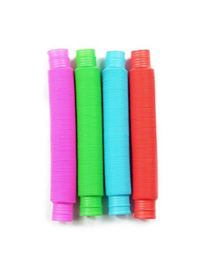 Milaloko Pop Tubes Sensory Toys Fidget Toys For Kids And Adults Pop Multi Color Tubes Sensory Toy (4 Pack) - Image 1