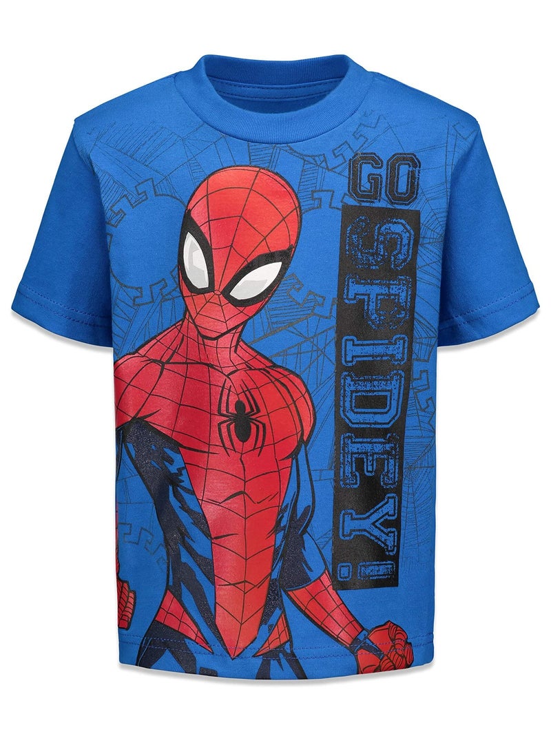 Marvel Spider-Man Toddler Boys 4 Pack T-Shirts Spiderman 4T - Image 5
