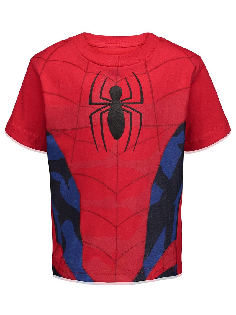 Marvel Spider-Man Toddler Boys 4 Pack T-Shirts Spiderman 4T - Image 3