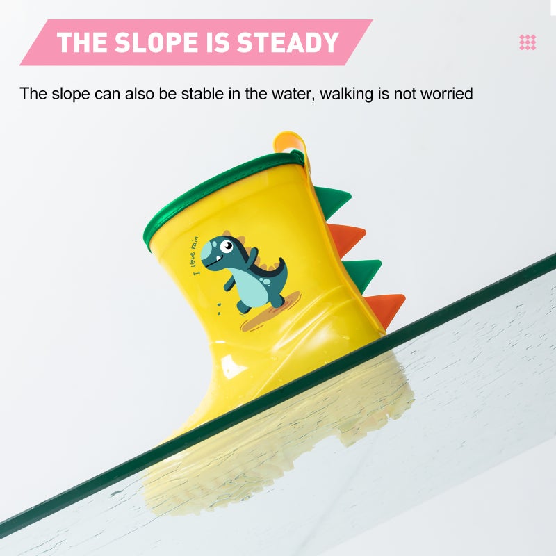 Children'S Drawstring Rain Boots Lightweight Cute Little Baby Rain Boots For Small And Medium-Sized Children Waterproof Outer Rain Gear Baby Water Shoes For Men - Image 3